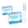 300 Pieces Interdental Brushes, SSS SS, Soft, I-Shaped Rubber, Extra
