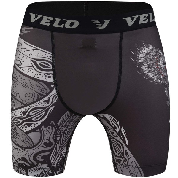 VELO – Compression Compression Fit Tights Shorts. (as8, Waist, Numeric_28,