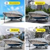 Fshihine Boat Cover Support Poles, 2 Pack Adjustable Stainless Steel