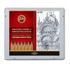 KOH-I-NOOR 8B-10H Graphite Pencil in Tin (Pack of 24)