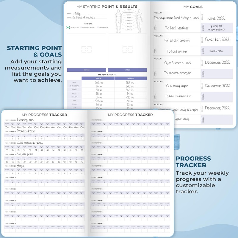 Clever Fox Fitness & Food Journal – Nutrition & Workout