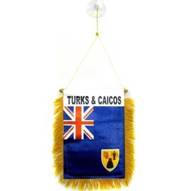 Wholesale lot 3 Turks Caicos Mini Flag 4''x6'' Window Banner BEST Garden Outdor Decor polyester material FLAG PREMIUM Vivid Color and UV Fade Resistant