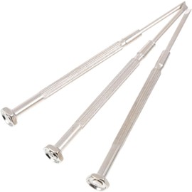 Professional Woodwind Repair Kit - 3-Piece Precision Tools for Saxophone/Clarinet/Flute Maintenance, Ergonomic Spring Hook and Anti-Slip Screwdriver Set (Stainless Steel Instrument Care Tools)