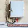 Blulu Water Heater Drain Pan Wall Mounted Tankless Stainless Steel