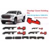 Auto Grill Door Rear Gloss Black Red AT4 Sierra OVERLAY