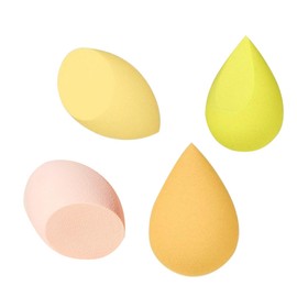 B&R MALL Beauty Blender Set (Yellow) Luxury 7-Piece Microfiber Makeup Sponge Set: Buildable Coverage for Liquid & Cream Foundation - Achieve a Natural, Airbrushed Finish - Foundation Sponge