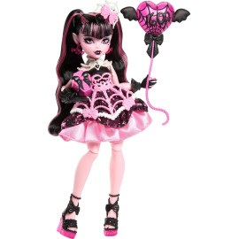 Monster High Scary Sweet Birthday Draculaura in Pink Party Dress Doll New Toy