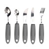 5pcs Bendable Adaptive Utensils Weighted Easy Grip Stainless Steel Special