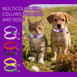 Yellow XS Dog Collar with Bell Puppy Collars with Bells Girl Female Puppia Little Cat Kitten Small Dog Bell Collar for XS XSmall X-Small Extra Breed Pets