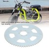 65 Tooth Chain Sprocket Carbon Steel 6 Holes 37mm Bore