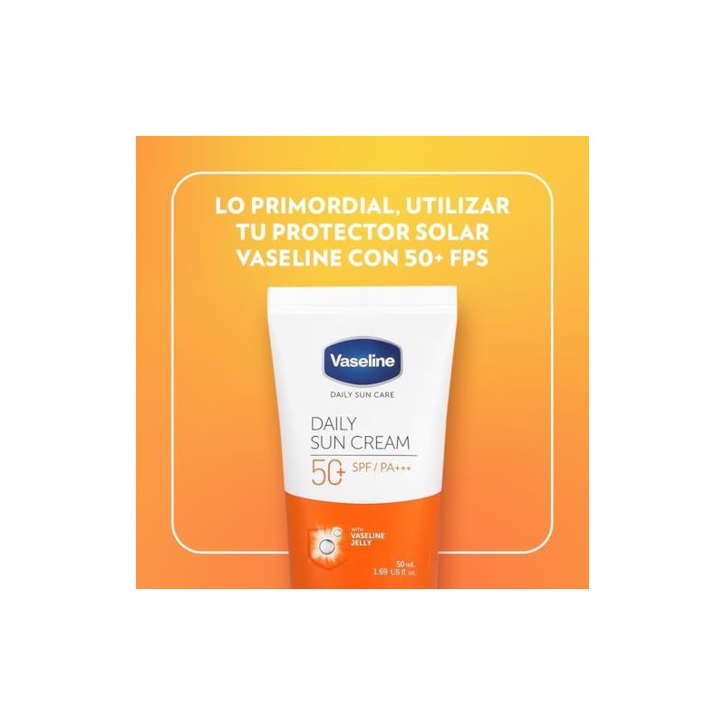 Vaseline - Protector Solar Facial FPS 50 adicionado con Vaseline