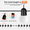 SWEIFI RGB Outdoor String Light, 25ft LED Terrace Light with