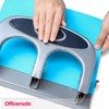 Officemate Deluxe 3-Hole Punch, Heavy Duty, with Chip Drawer, 45