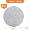 SOSMAR Pack of 4 Large Felt Coasters, Felt Underlay for