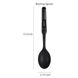 Farberware Professional Heat Resistant Nylon Basting Spoon-Safe for Non-Stick Cookware, Black