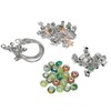 Charm Bracelet Making Kit Basic Bracelets Colored Beads Pendants Jewelry