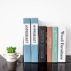 Jekkis 20pcs Metal Bookends for Shelves, 6.6"x 5.7"x 5" Black