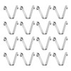 QUARKZMAN Pack of 16 Double Knob Kayak Paddle Spring Clip