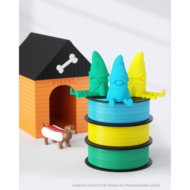 ELEGOO ELEGOO PLA+ Filament 1.75mm Space Gray 1KG, Tough PLA