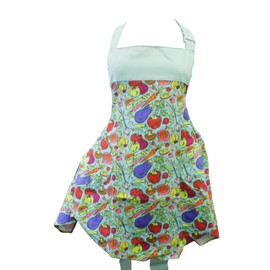 CR Gibson Iota Hostess Apron, Farm Stand Design