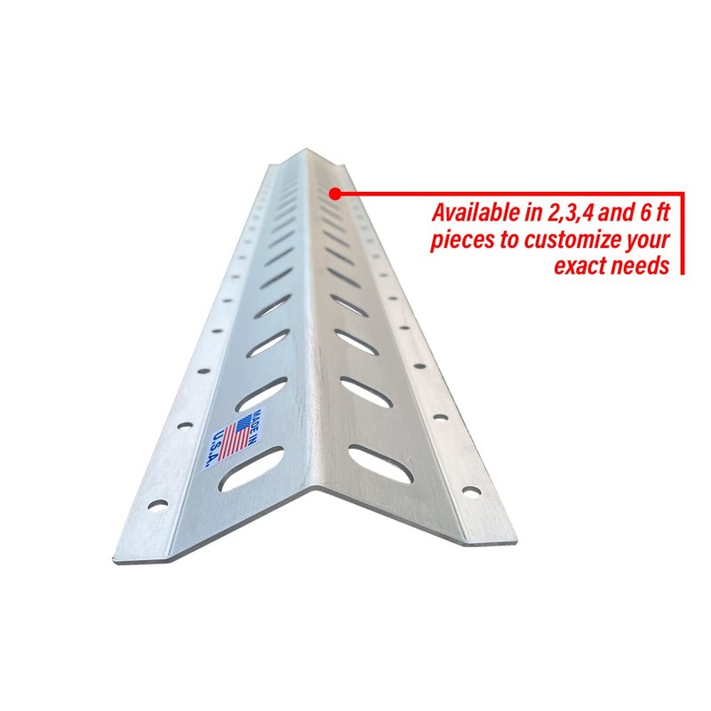 Pit Posse 72" Trailer Track Tie Down System Cargo Rail