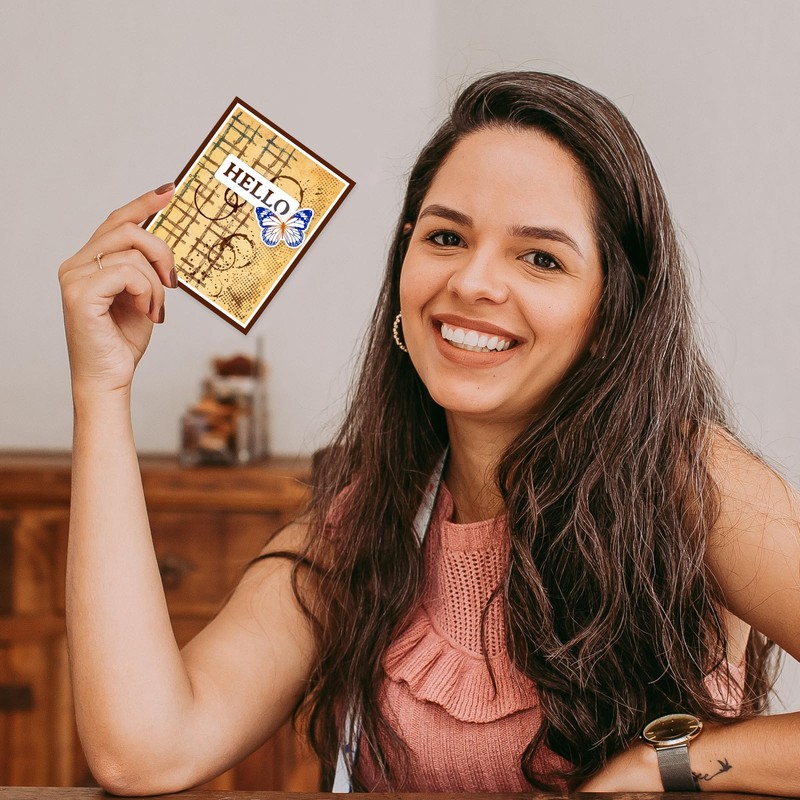 GLOBLELAND Stains Background Clear Stamps for DIY Scrapbooking Painting Brushes