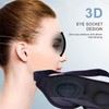 3D Sleep Mask for Women & Men, Light Blocking Cotton