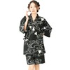 Nishiki Women's Jinbei Top and Bottom Set, 100% Cotton, Cool,