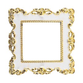 Nicear 3 Pieces European 86 Type Switch Cover Stickers Gold Edge White Light Stickers Switch Socket Covers Suitable for Home Decoration