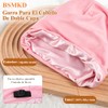 2PCS BSMKD Gorro para Dormir, Gorra Ajustable con Forro de