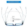Kerecsen 6-Pack Reading Glasses Blue Light Blocking,Spring Hinge Readers for