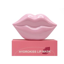 Hydrokiss Lip Mask, Pink Lip-Shaped Moisturizing Treatment, Hydrating Gel Mask