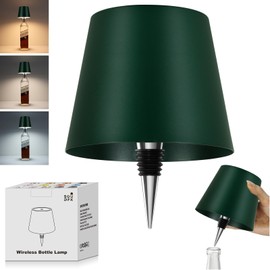 Mebaraul 3600mAh Wine Bottle Lamp, 2025 New 3 Color Rechargeable Wireless Bottle Lamp for Liquor Bottles with Touch Dimming for Parties, Restaurants & Home Decor