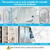 BIRDDIE 5 Pack Suction Cup Towel Hooks, Wall Mount Robe