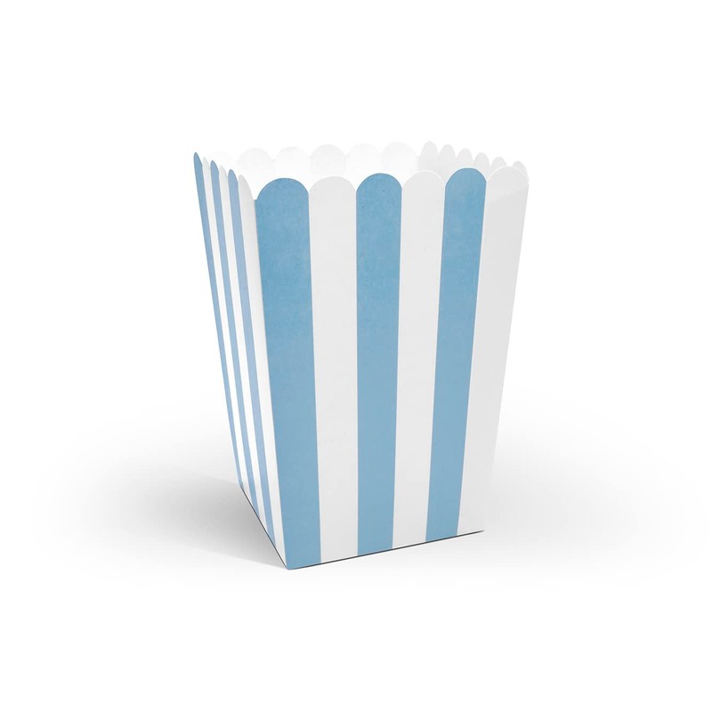 Set da 6 Box Contenitore in carta per popcorn pop