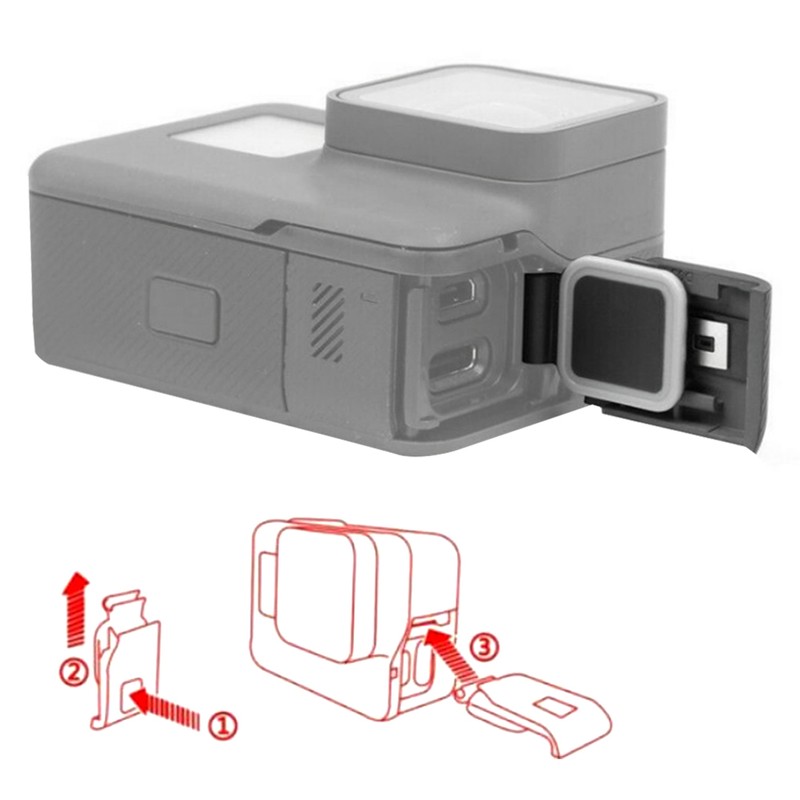 Waterproof Dust Proof Protective USB Side Cover for Gopro Hero5