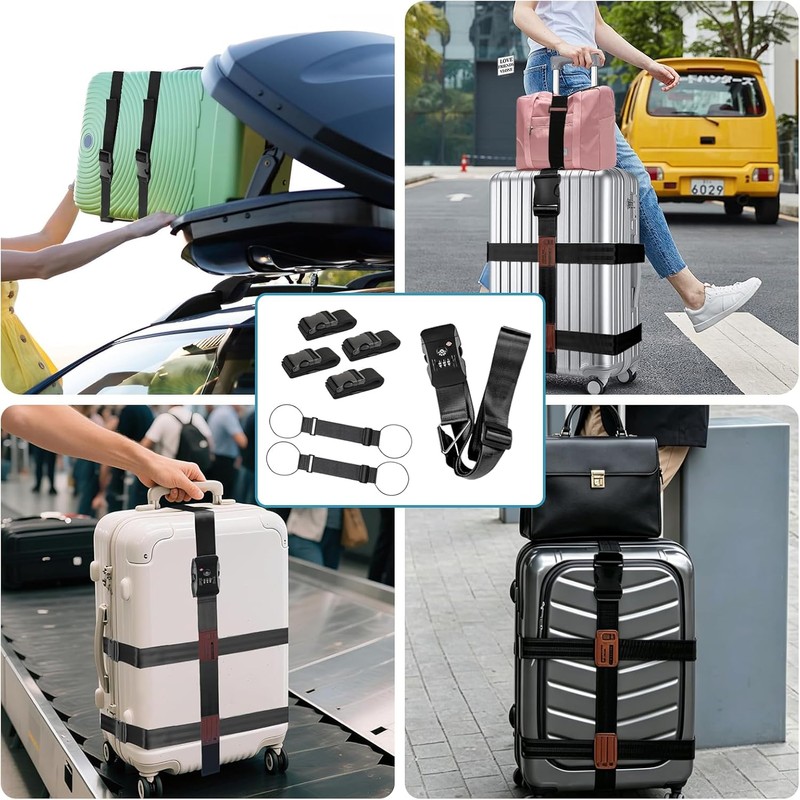 Mythya Correas de Equipaje, Correas de Equipaje para Veliz, TSA