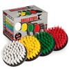 Drill Brush Attachment Power Scrubber Brush Set - 4in 4