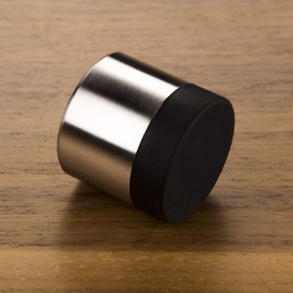 2 x So-Tech® Door Stoppers Real Stainless Steel Diameter 30 mm Wall Distance 30 mm Wall Door Stopper