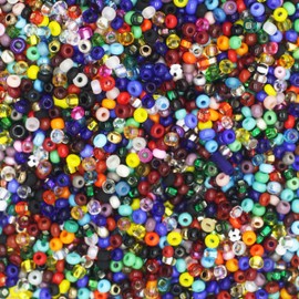 Czech Glass Seed Bead ~ Size 10/0 ~ Vial Tube Multi Mix Colors & Finishes