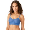 b.tempt'd by Wacoal Women's Etched in Style Bralette, Delft, Medium