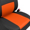 BDK PolyPro Car Seat Covers Full Set in Orange on