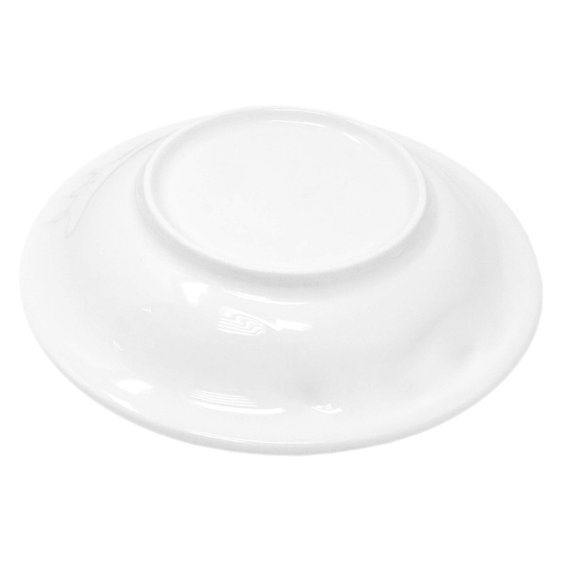 Lashuma Handmade Italian Ceramic Soup Plate Deep Plate Relief Decor