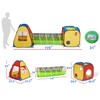 UTEX 3 in 1 Pop Up Play Tent with Tunnel,