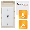Newhouse Hardware Phone Jack & TV Cable Wall Plate Bundle,