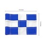 Set of 4 Double Sided 8x6 Inches Checkered Golf Flag