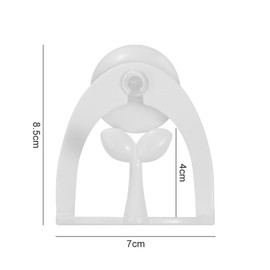 Kopida Wall Mounted Sponge Holder for Kitchen Sink, Storage Rack Stand for Scratch Scrub Dishcloth Dishrag Exfoliator Strainer for Bathroom