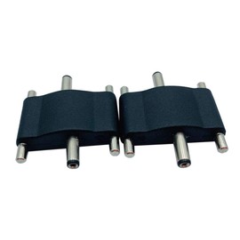 EZ-Fit Straight Connector for Linear LED Under Cabinet Lights with 2 Male Plugs DC3.5 SR Connector 2PCS