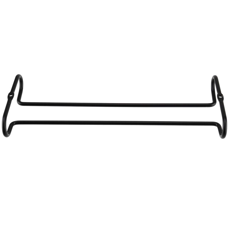 PINGEUI 8 Pack 10 Inch Under Cabinet Wine Glass Rack