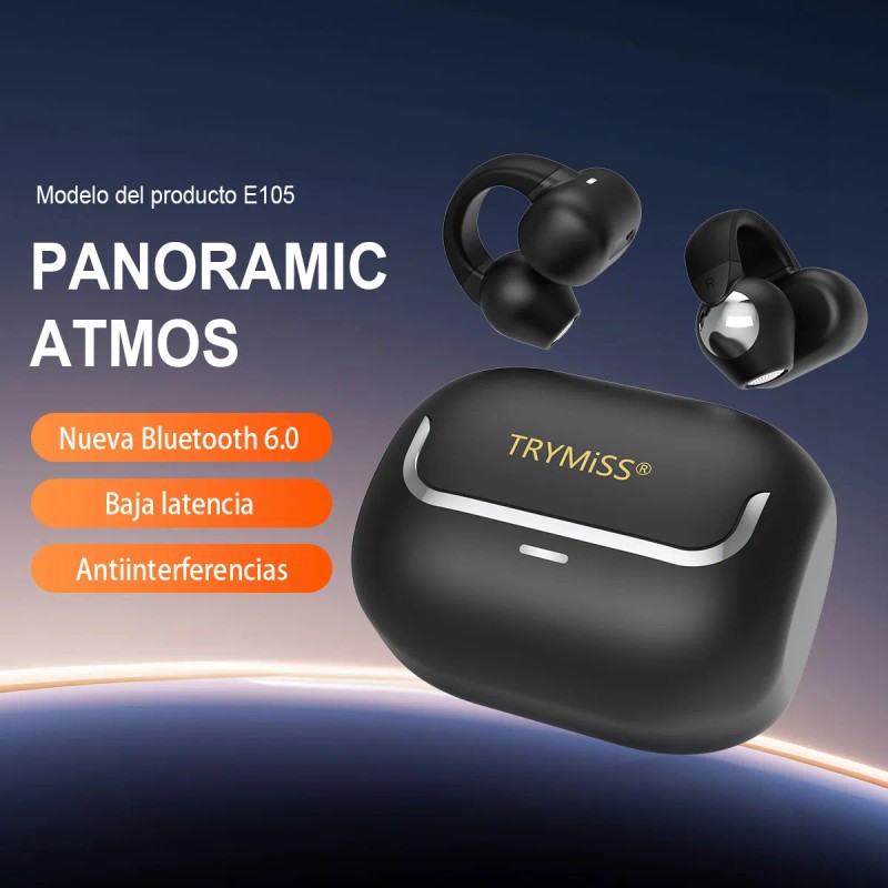 Auriculares Bluetooth TRYMISS E105 San Valentin Regalos De Pareja 5.3